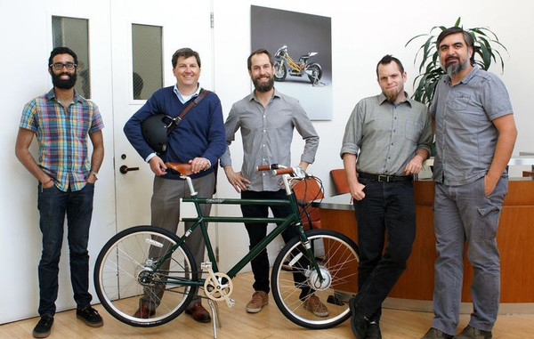 The Faraday crew delivering bike # 2