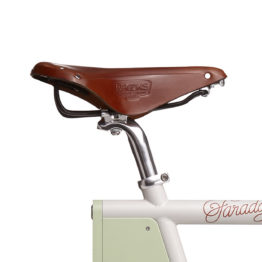 brooks saddle on faraday ebike